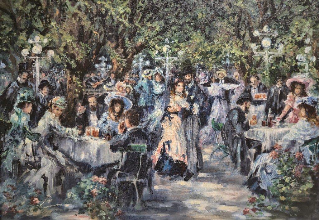 Impressionistisches Landschaftsgemälde