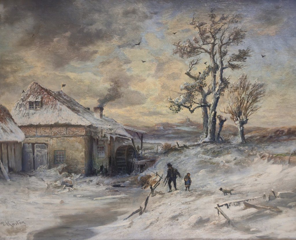 Paul Köster (1855-1931) — Wintermorgen